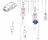 Подшипник опорный амортизатора Logan, Sandero, Kangoo, Clio I, Duster, Almera g15 (арт. 7700800107.1)
